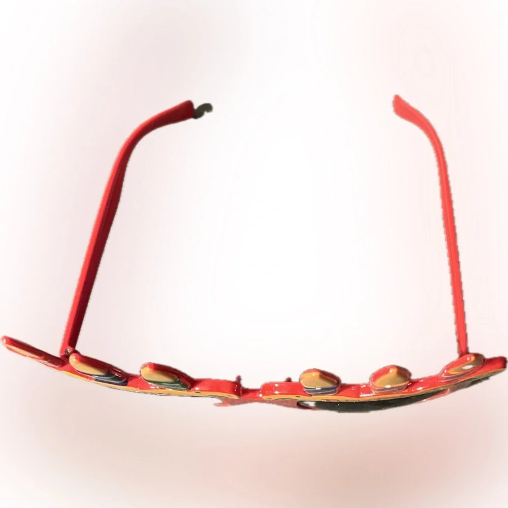 🍄 Colorful Birthday Candle Fancy Frame Sunglasses Plastic Celebrate Party Decor